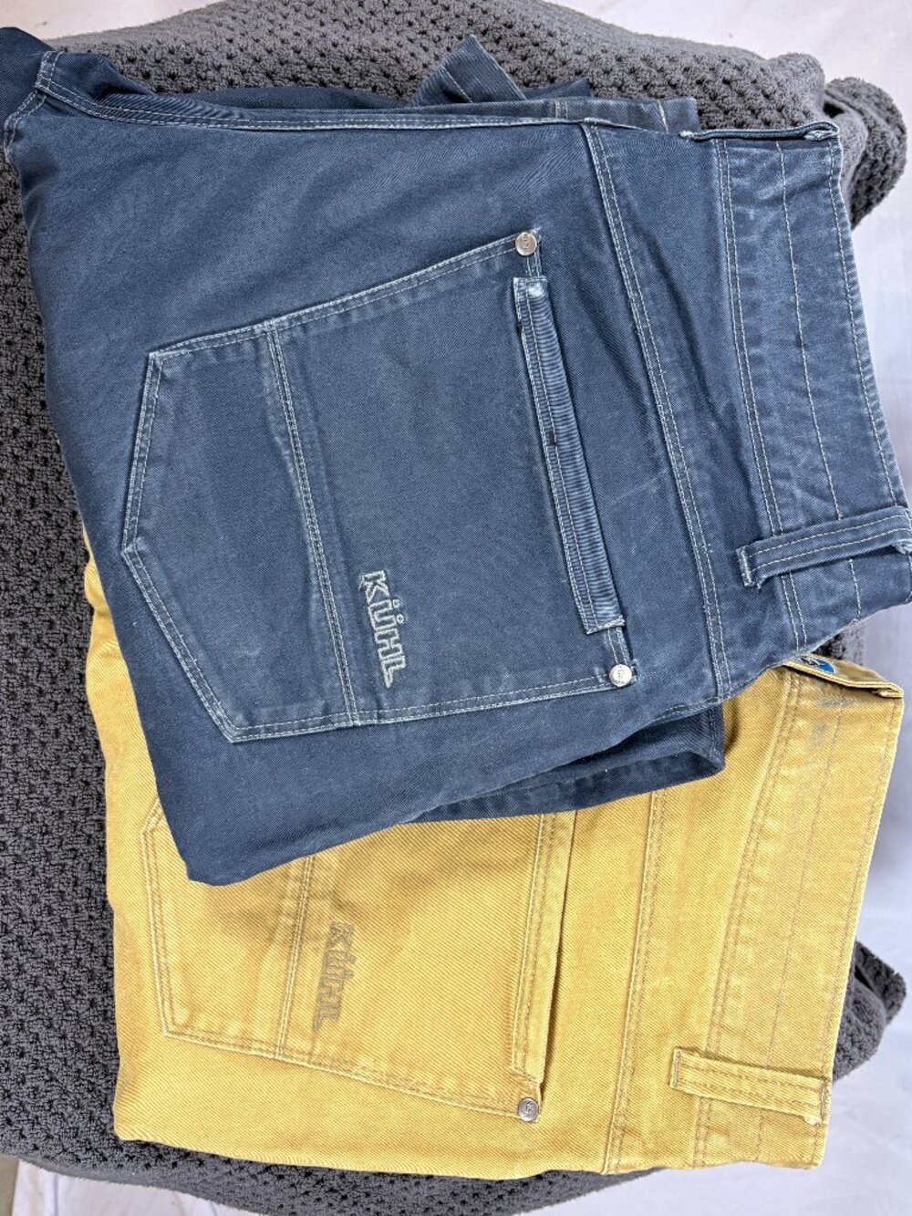 Kuhl | 2-Pk Outdoor Pants Bundle | Men’s 34x30 | Khaki + Gray